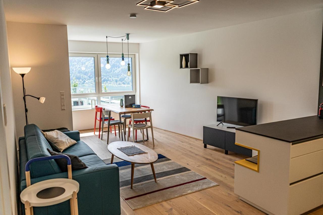 Top 5 Alpe Maritima - Traumhafte Ferienwohnung Mit Seeblick Und Bergkulisse Am Ossiacher See Annenheim Eksteriør billede